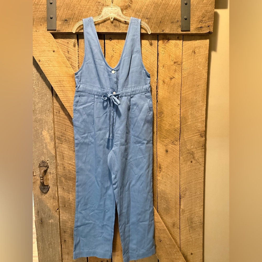 Double Zero Sky Blue Overalls
